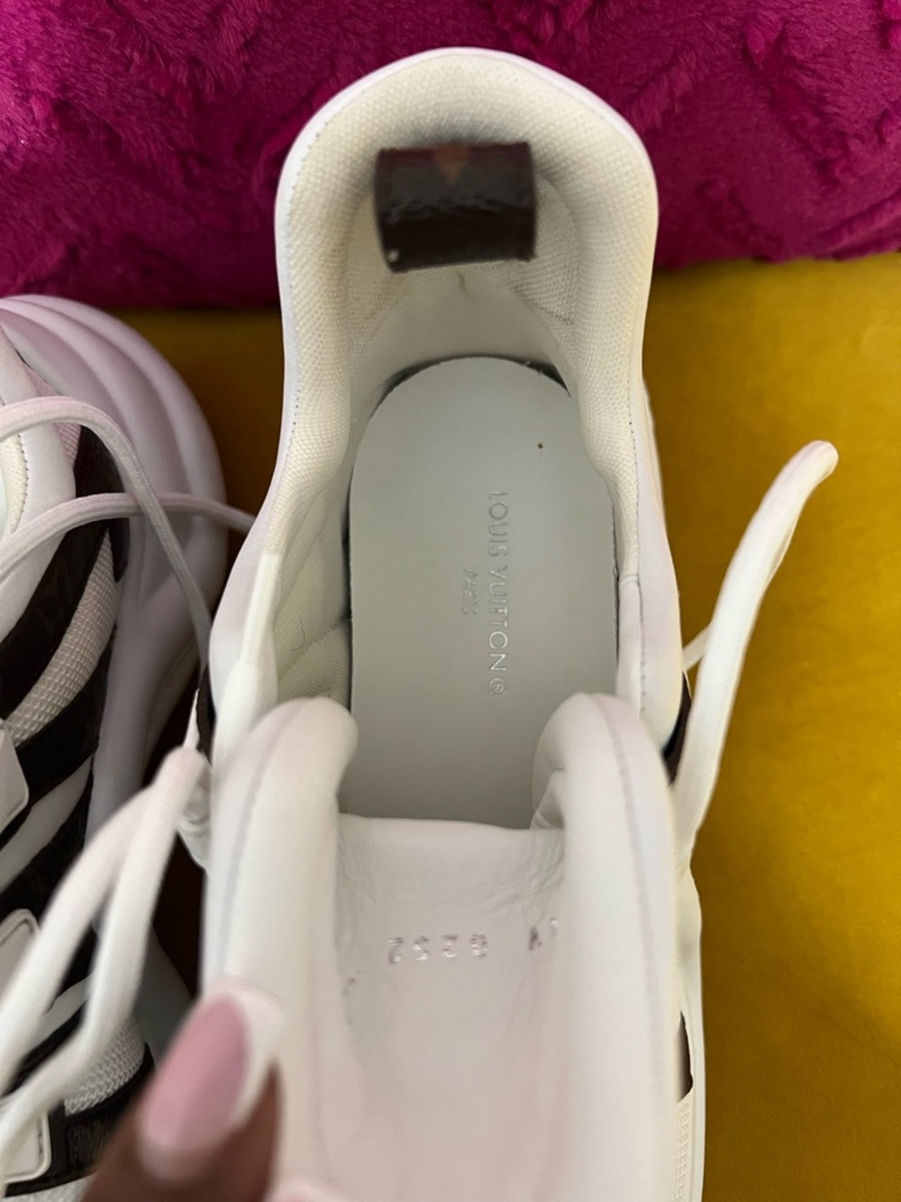 Louis Vuitton Lv Archlight Monogram Chunky Sneaker size 38.5 - Picture 5 of 16